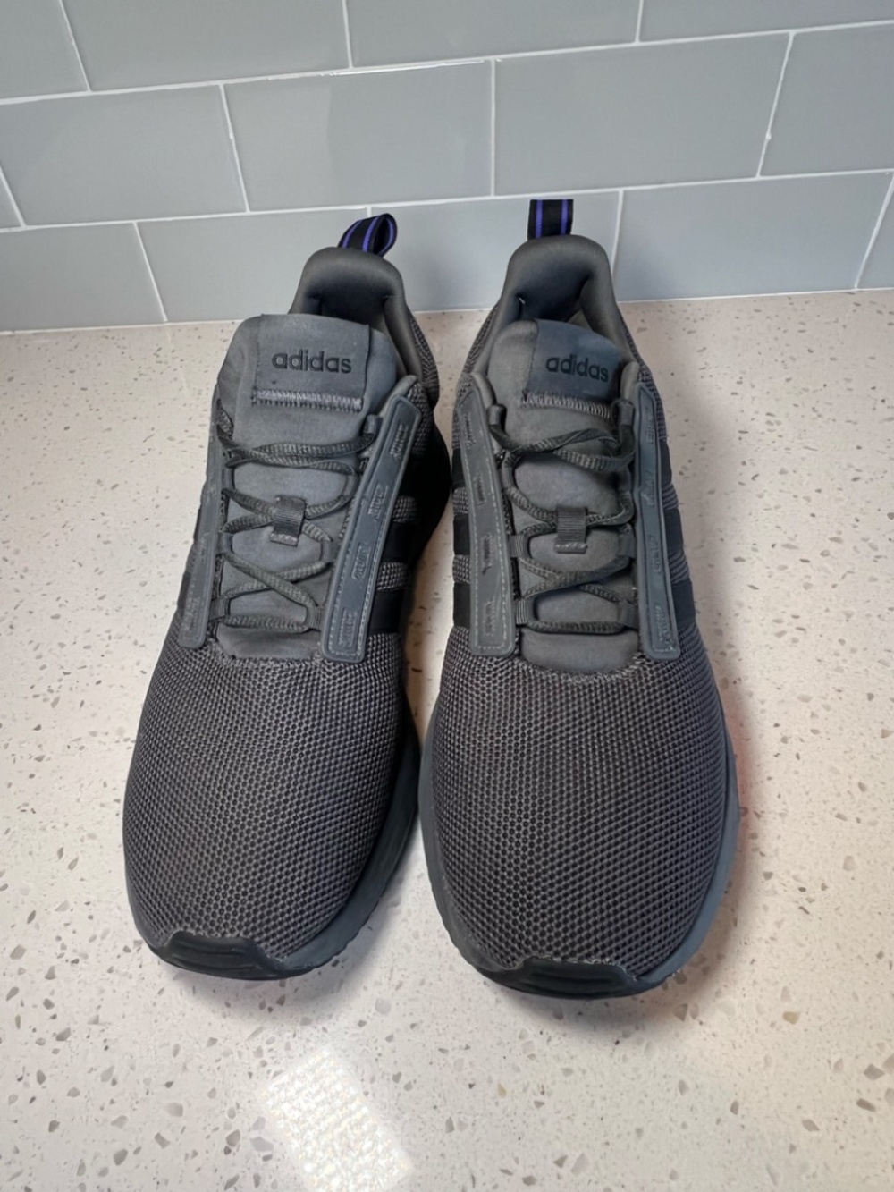 Adidas Racer TR21 Primegreen Cloud Foam Running Shoes Gray Black Sneaker Sz 11.5 - Picture 2 of 14